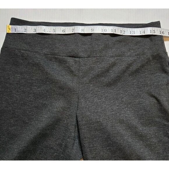 INC International Concepts Size 12 Leggings Dark Gray Grey Thick Elastic Ankle - Picture 4 of 8